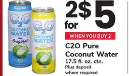 ACME C2O Pure Coconut Water offer