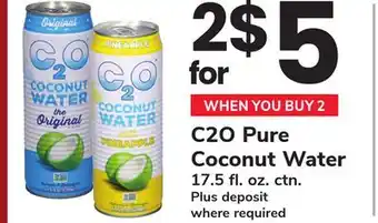 ACME C2O Pure Coconut Water offer