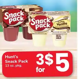 ACME Hunt's Snack Pack offer
