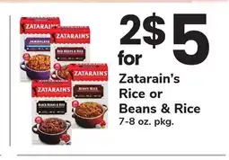 ACME Zatarain's Rice or Beans & Rice offer