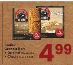 ACME Kodiak Granola Bars Original 9.5 oz. pkg., Chewy 6.17 oz. pkg offer