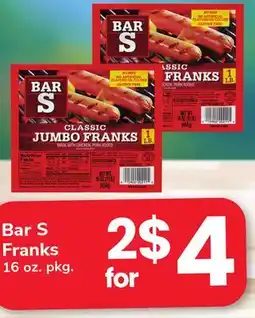 ACME Bar S Franks offer
