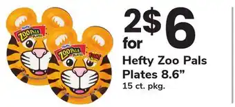 ACME Hefty Zoo Pals Plates 8.6 offer