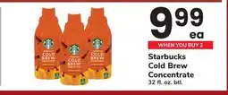 ACME Starbucks Cold Brew Concentrate offer