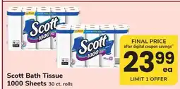 ACME Scott Bath Tissue 1000 Sheets offer
