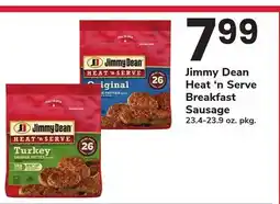 ACME Jimmy Dean Heat'n Serve Breakfast Sausage offer