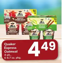 ACME Quaker Express Oatmeal offer