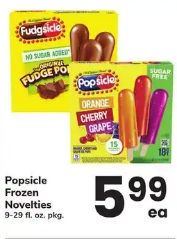 ACME Popsicle Frozen Novelties offer