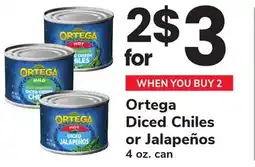 ACME Ortega Diced Chiles or Jalapeños offer