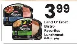 ACME Land O'Frost Bistro Favorites Lunchmeat offer
