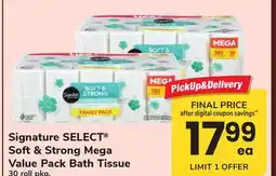 ACME Signature SELECT Soft & Strong Mega Value Pack Bath Tissue offer