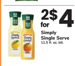 ACME Simply Single Serve offer
