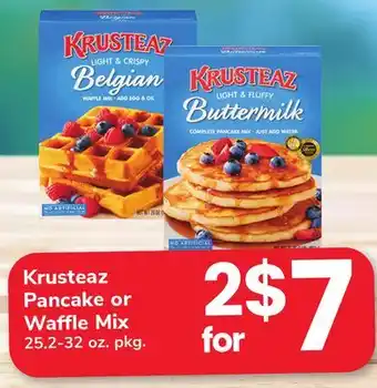 ACME Krusteaz Pancake or Waffle Mix offer