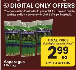 ACME Asparagus offer