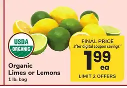 ACME Organic Limes or Lemons offer