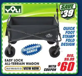 Big 5 Yoli Easy Lock All Terrain Wagon offer