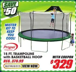 Big 5 Propel 15' Trampoline with Basketball Hoop offer