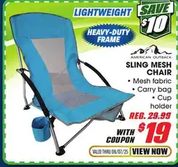 Big 5 American Outback Sling Mesh Chair offer