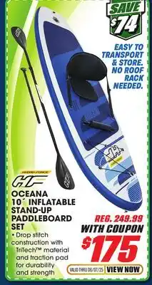 Big 5 Hydro-Force Oceana 10' Inflatable Convertible Stand-Up Paddleboard Set offer