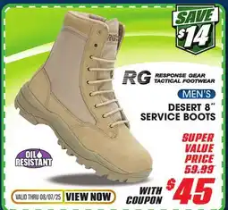 Big 5 Response Gear Desert 8 Men's Service Boots offer