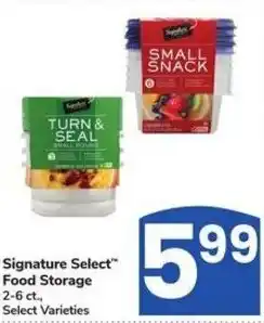 Albertsons Signature Selec Food Storage offer