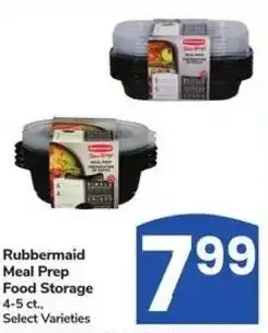 Albertsons Rubbermaid meal prep food storage offer