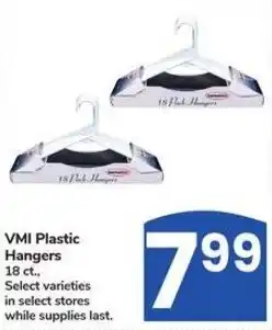 Albertsons VMI Plastic Hangers offer