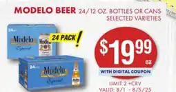 Smart & Final MODELO BEER offer