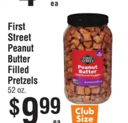 Smart & Final First Street Peanut Butter Filled Pretzels offer