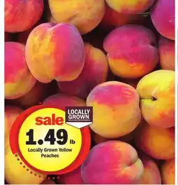Meijer Locally Grown Yellow Peaches offer