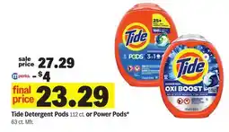 Meijer Tide Detergent Pods 112 ct. or Power Pods* 63 ct offer
