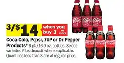 Meijer Coca-Cola, Pepsi, 7UP or Dr Pepper Products offer