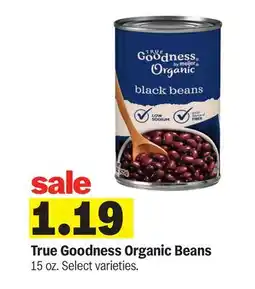 Meijer True Goodness Organic Beans offer