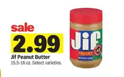 Meijer Jif Peanut Butter offer