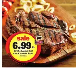 Meijer Certified Angus Beef Chuck Steak or Roast offer