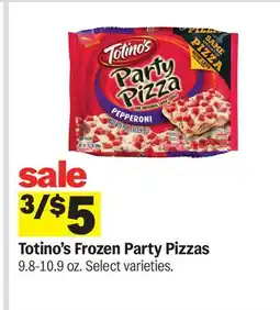 Meijer Totino's Frozen Party Pizzas offer