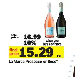 Meijer La Marca Prosecco or Rosé offer
