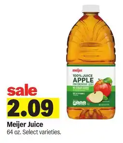 Meijer Meijer Juice offer