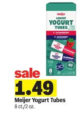 Meijer Meijer Yogurt Tubes offer