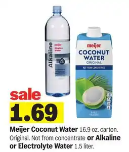 Meijer Meijer Coconut Water offer