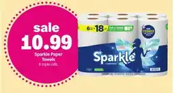 Meijer Sparkle Paper Towels offer
