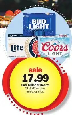 Meijer Bud, Miller or Coors offer