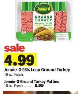 Meijer Jennie-O 93% Lean Ground Turkey offer