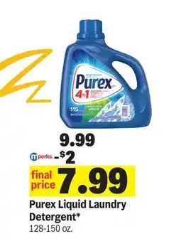 Meijer Purex Liquid Laundry Detergent offer