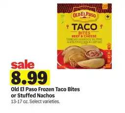 Meijer Old El Paso Frozen Taco Bites or Stuffed Nachos offer