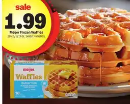 Meijer Meijer Frozen Waffles offer