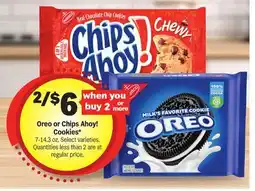 Meijer Oreo or Chips Ahoy! Cookies offer