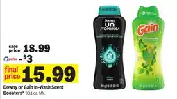 Meijer Downy or Gain In-Wash Scent Boosters offer