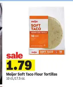 Meijer Meijer Soft Taco Flour Tortillas offer