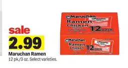 Meijer Maruchan Ramen offer